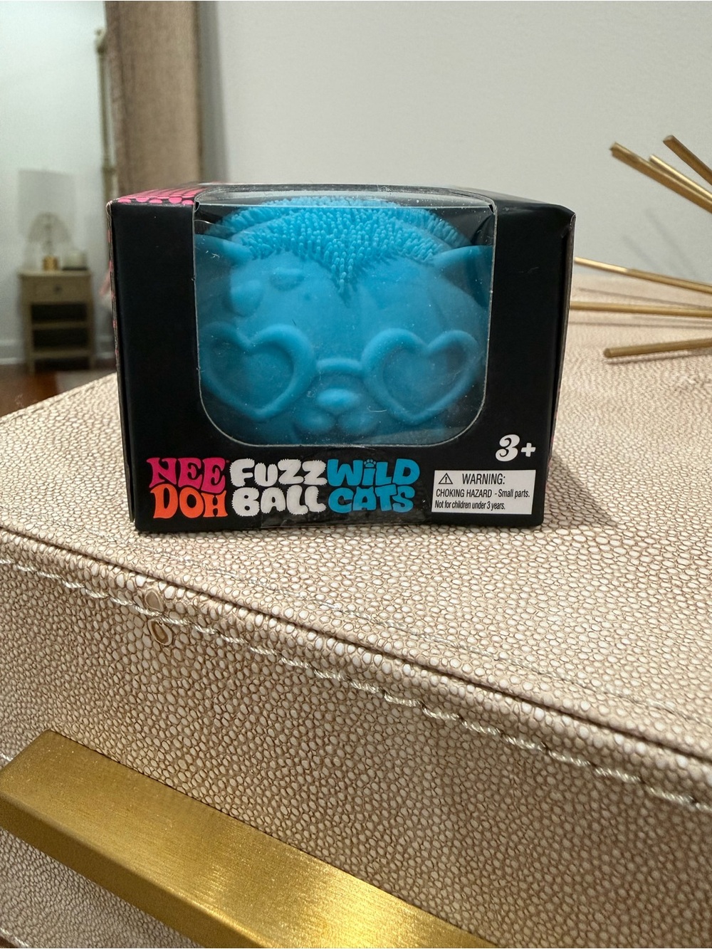 Fuzz Ball Cats - Blue Plush Sensory Toy